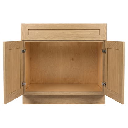 RTA Dune Oak Shaker 36" Freestanding Bathroom Vanity Sink Base