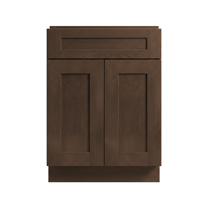 RTA Graphite Grain Shaker 24" Freestanding Bathroom Vanity Sink Base