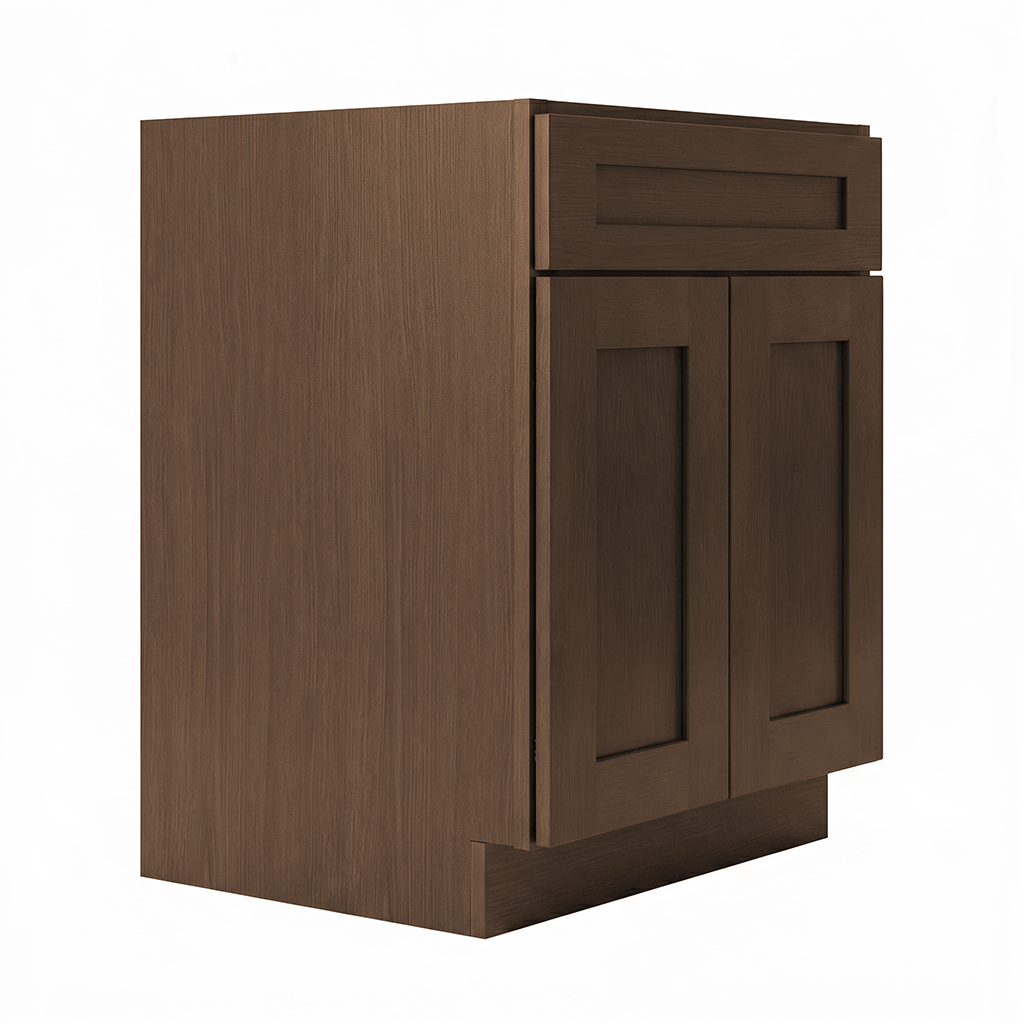 RTA Graphite Grain Shaker 24" Freestanding Bathroom Vanity Sink Base