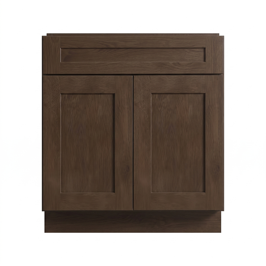 RTA Graphite Grain Shaker 30" Freestanding Bathroom Vanity Sink Base