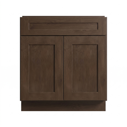 RTA Graphite Grain Shaker 30" Freestanding Bathroom Vanity Sink Base