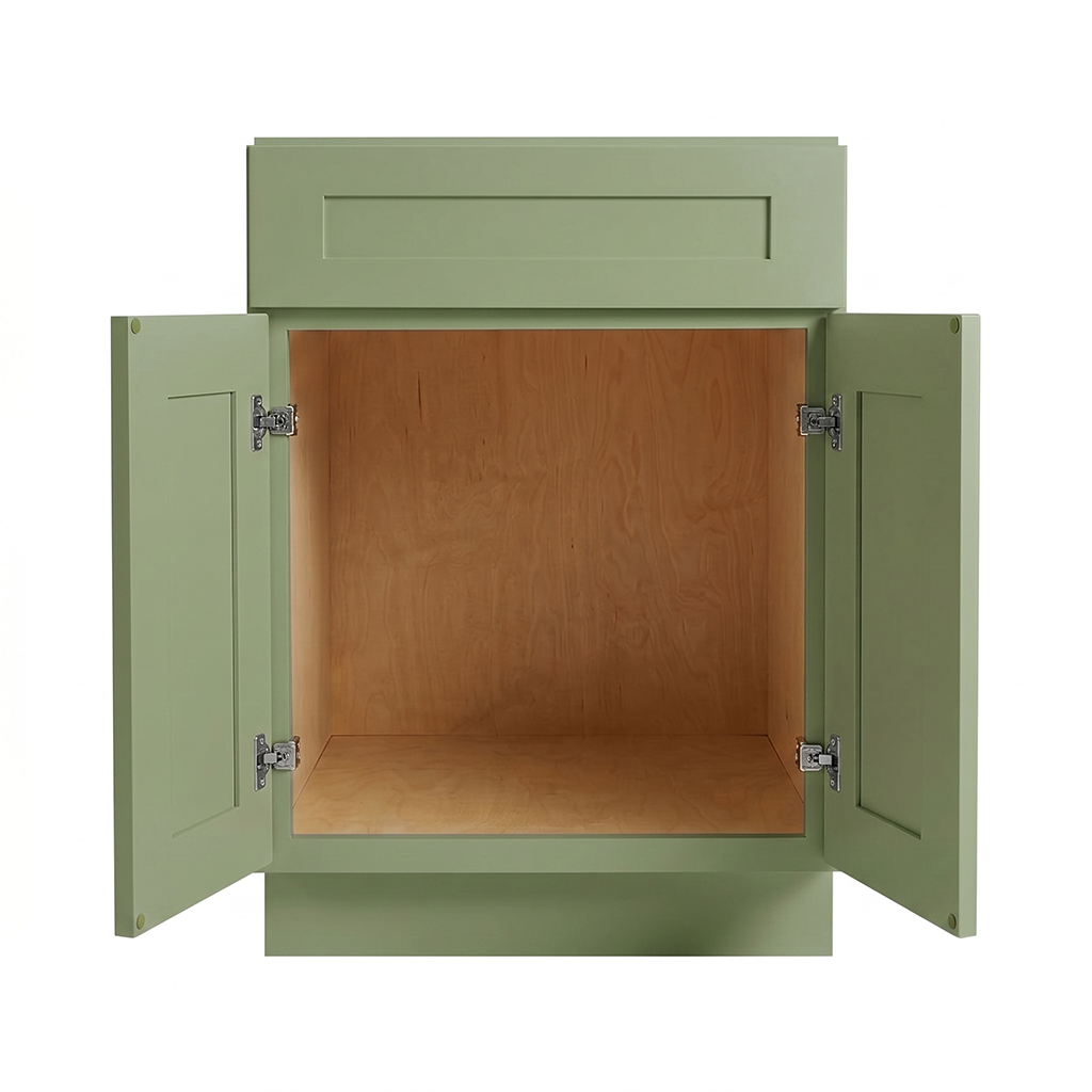 RTA Olive Shaker 24" Freestanding Bathroom Vanity Sink Base