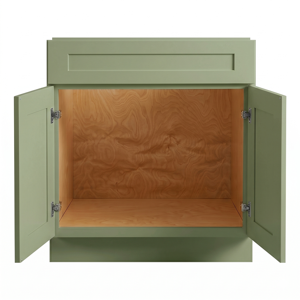 RTA Olive Shaker 30" Freestanding Bathroom Vanity Sink Base