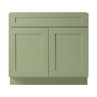 RTA Olive Shaker 36" Freestanding Bathroom Vanity Sink Base