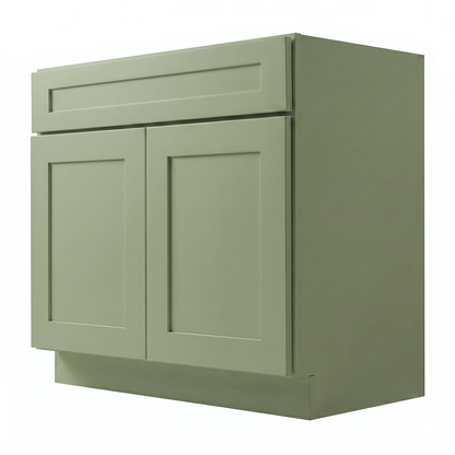 RTA Olive Shaker 36" Freestanding Bathroom Vanity Sink Base
