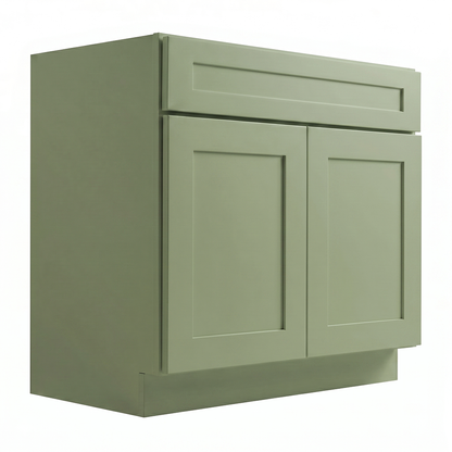 RTA Olive Shaker 36" Freestanding Bathroom Vanity Sink Base