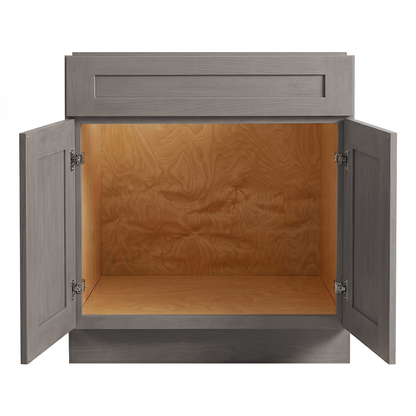 RTA Pebble Grain Shaker 30" Freestanding Bathroom Vanity Sink Base