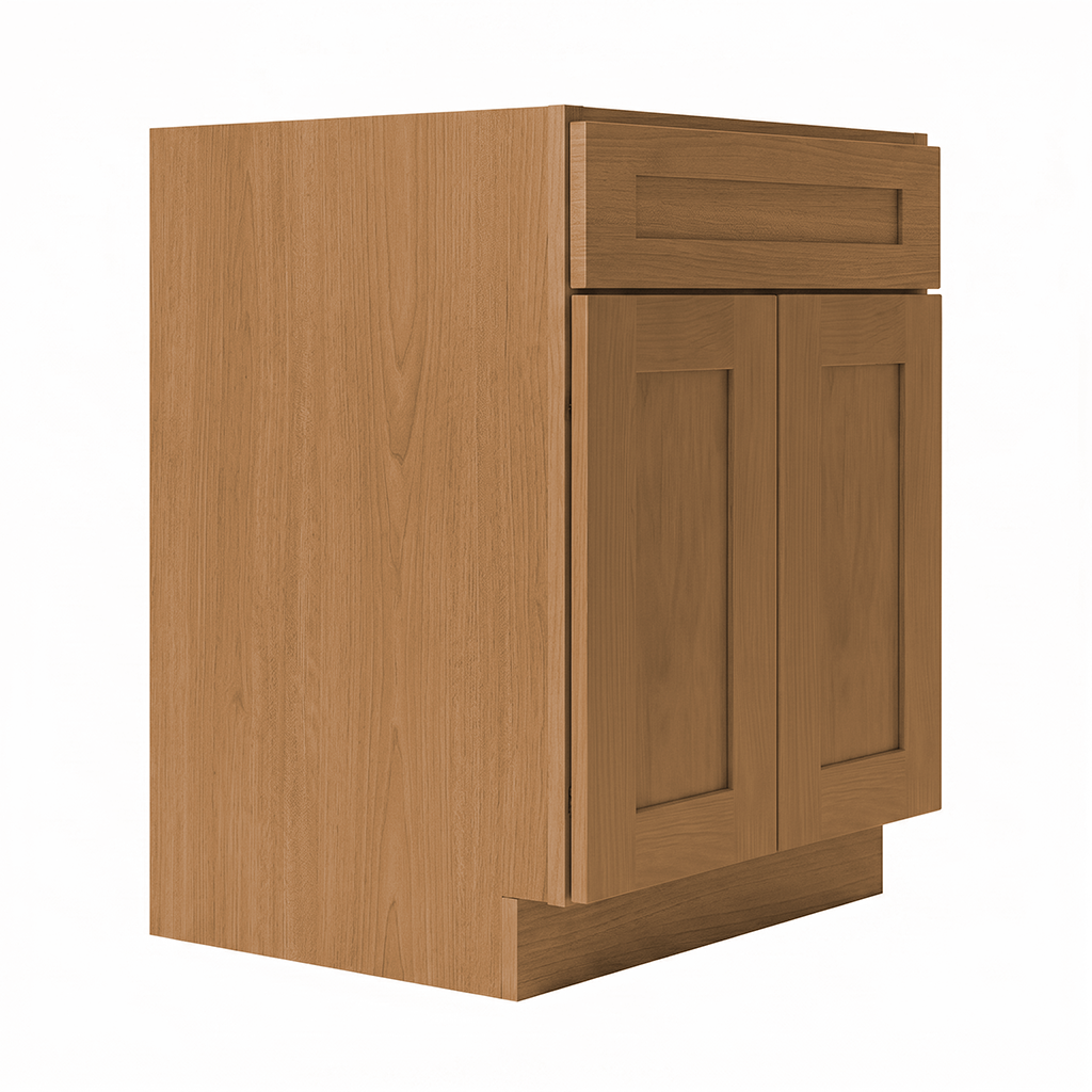 RTA Warm Timber Shaker 24" Freestanding Bathroom Vanity Sink Base