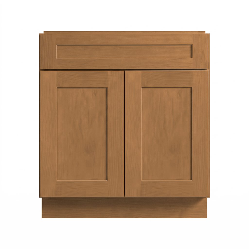RTA Warm Timber Shaker 30" Freestanding Bathroom Vanity Sink Base