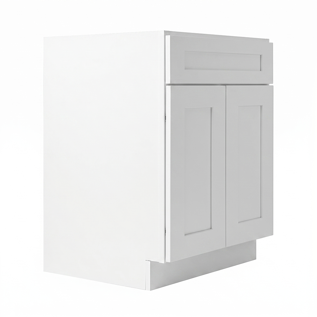 RTA White Shaker 24" Freestanding Bathroom Vanity Sink Base