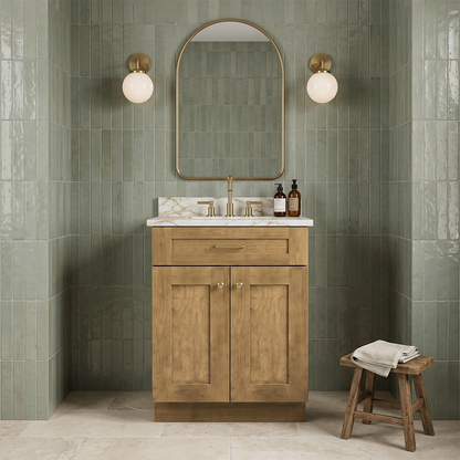 RTA Woodland Shaker 24" Freestanding Bathroom Vanity Sink Base