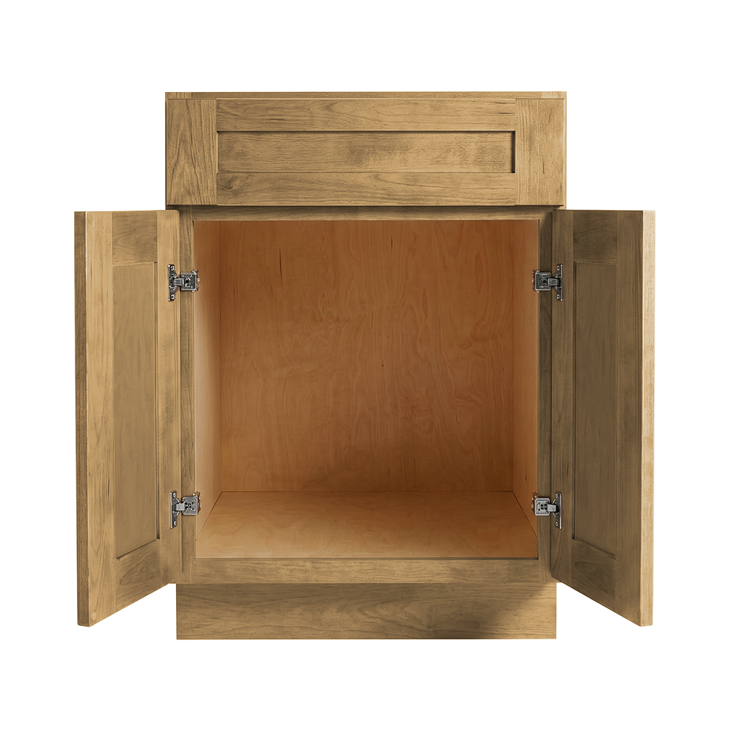 RTA Woodland Shaker 24" Freestanding Bathroom Vanity Sink Base