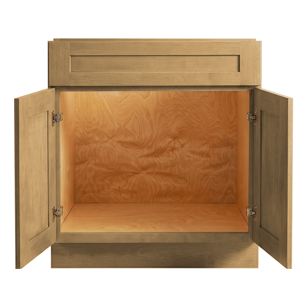 RTA Woodland Shaker 30" Freestanding Bathroom Vanity Sink Base
