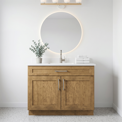 RTA Woodland Shaker 36" Freestanding Bathroom Vanity Sink Base