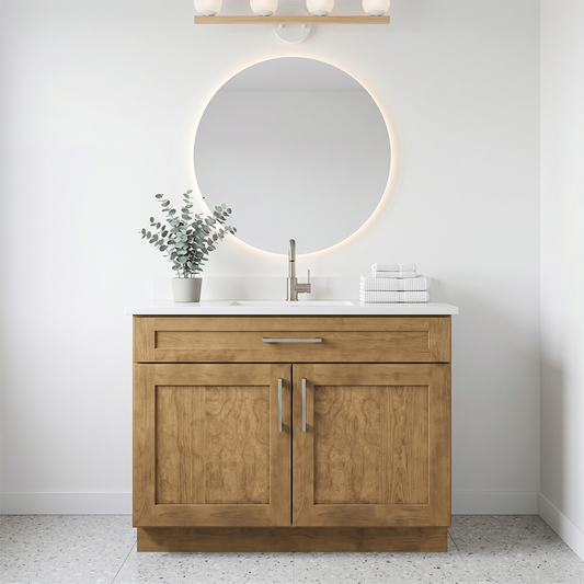 RTA Woodland Shaker 36" Freestanding Bathroom Vanity Sink Base