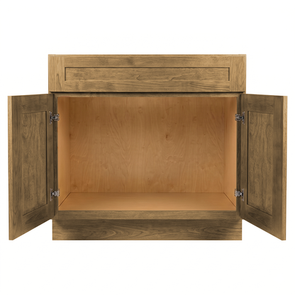 RTA Woodland Shaker 36" Freestanding Bathroom Vanity Sink Base