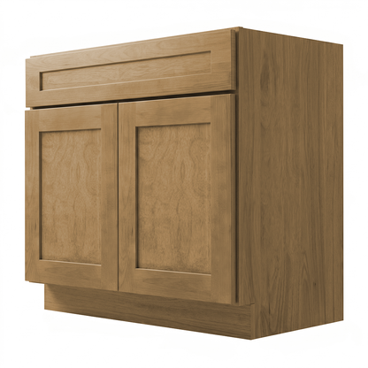 RTA Woodland Shaker 36" Freestanding Bathroom Vanity Sink Base