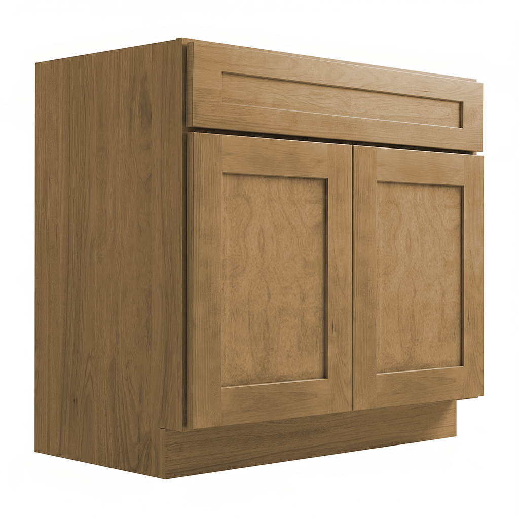 RTA Woodland Shaker 36" Freestanding Bathroom Vanity Sink Base