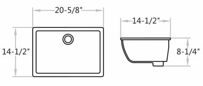 Madeline Ceramic Undermount Bathroom Sink