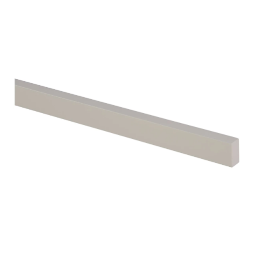 1.5"W x 96"H tall filler with inset raised panel fronts in Vintage White