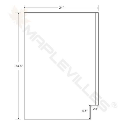 RTA 12"W Kitchen Base Cabinet with One Door and One Drawer in Snow White Inset Shaker
