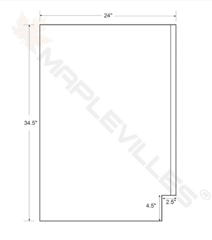 RTA 15"W Kitchen Base Cabinet with One Door and One Drawer in Vintage White Inset Raised Panel