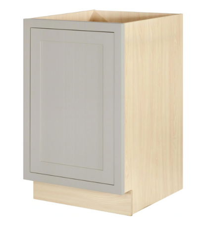 RTA 21"W Kitchen Trash Bin Cabinet Full Height Door in Tuscan Grey Inset Shaker