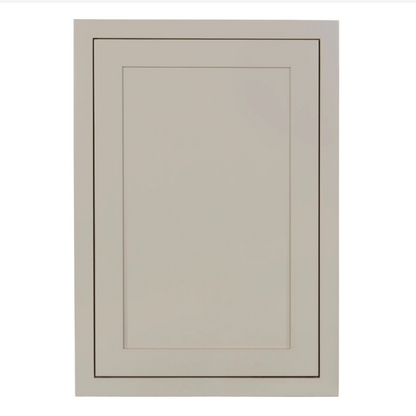 21"W x 30"H wall cabinet with single door and two shelves in Tuscan Grey