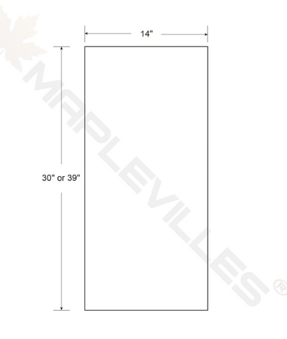 RTA 21"W x 30"H Kitchen Wall Cabinet with Single Door and Two Shelves in Tuscan Grey Inset Shaker