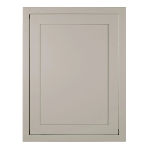 23"W x 30"H base dummy door, Tuscan Grey with inset Shaker fronts
