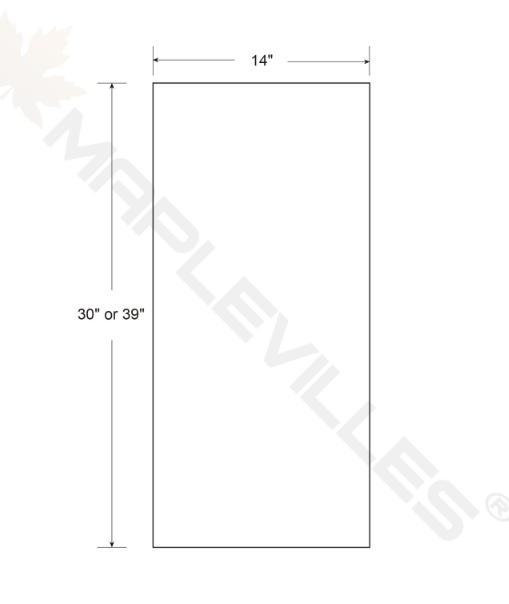 RTA 24"W x 30"H Kitchen Wall Cabinet with Double Doors and Two Shelves in Tuscan Grey Inset Shaker