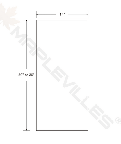 RTA 24"W x 30"H Kitchen Wall Cabinet with Double Doors and Two Shelves in Tuscan Grey Inset Shaker