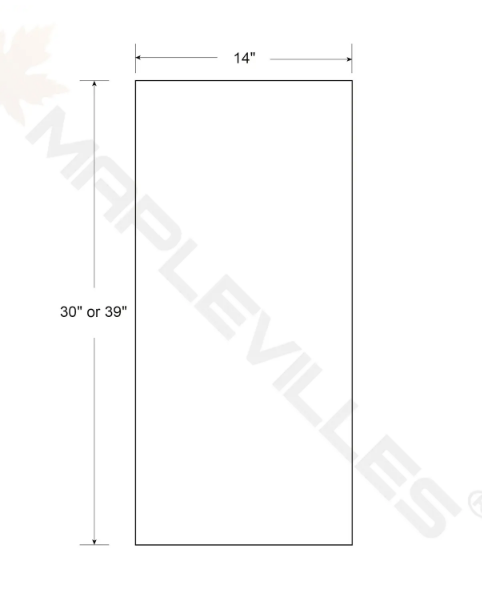 RTA 27"W x 30"H Kitchen Wall Cabinet with Double Doors and Two Shelves in Vintage White Inset Raised Panel
