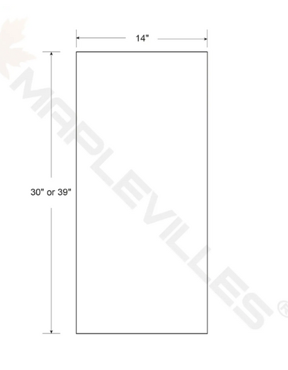 RTA 33"W x 30"H Kitchen Wall Cabinet with Double Doors and Two Shelves in Snow White Inset Shaker