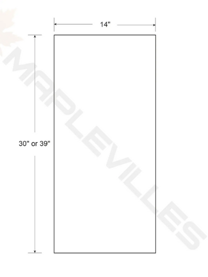 RTA 36"W x 39"H Kitchen Wall Cabinet with Double Doors and Two Shelves in Tuscan Grey Inset Shaker