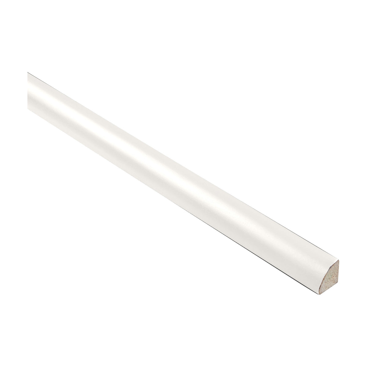 8 foot Vintage White quarter round molding