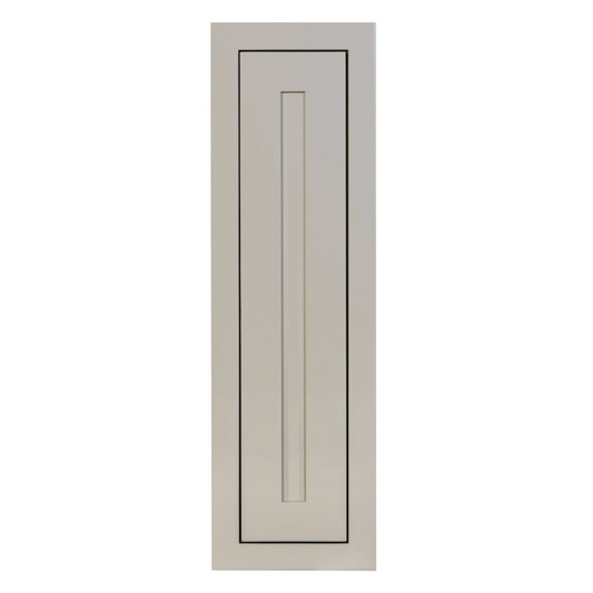RTA 9"W x 30"H Kitchen Wall Cabinet with Single Door and Two Shelves in Tuscan Grey Inset Shaker
