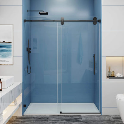 Corbett Frameless Single Sliding Shower Door