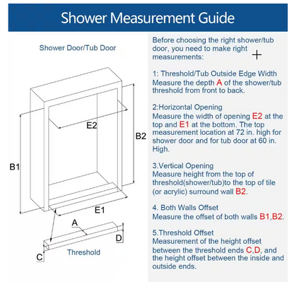 Sybil Frameless Double Sliding Shower Door