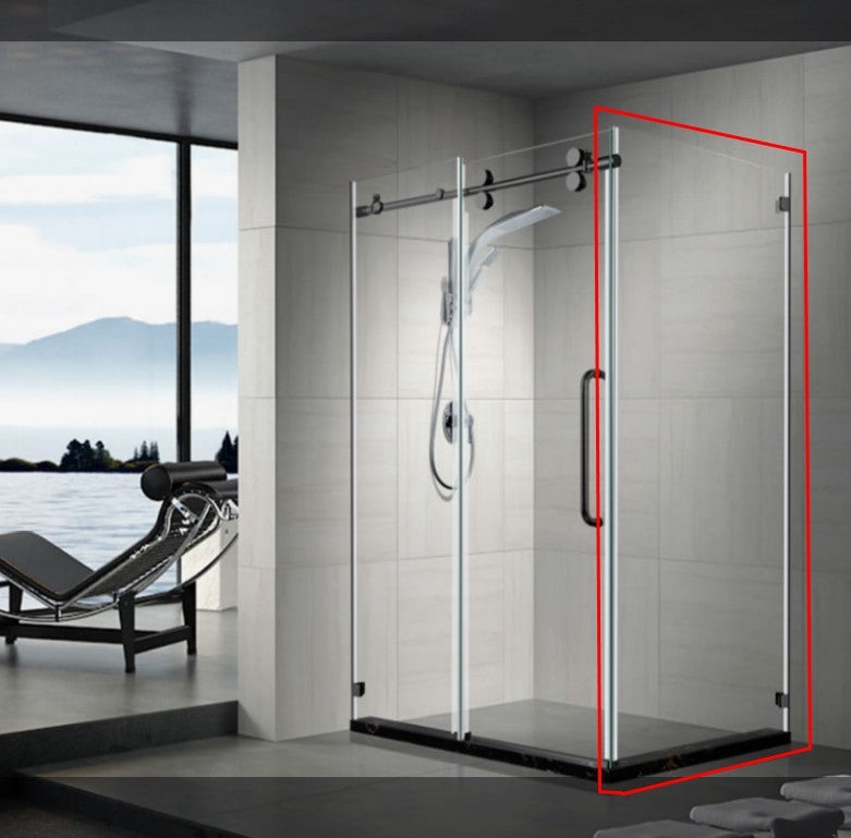 Sybil Frameless Double Sliding Shower Door