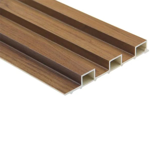 Medium Slatted WPC Interior Decorative Wall Panel, wood plastic composite wall panel with a wood look surface