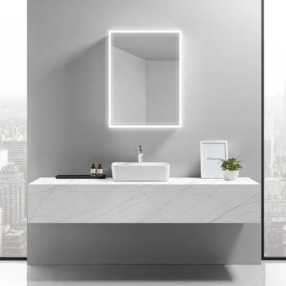Cassini I Frameless LED Mirror Medicine Cabinet