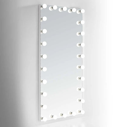 Constellation Frameless LED Mirror, wall mounted frameless rectangular LED mirror