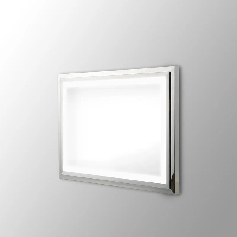 Eclipse Framed LED Mirror, framed rectangular LED mirror, wall mounted