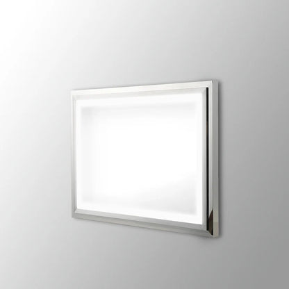 Eclipse Framed LED Mirror, framed rectangular LED mirror, wall mounted
