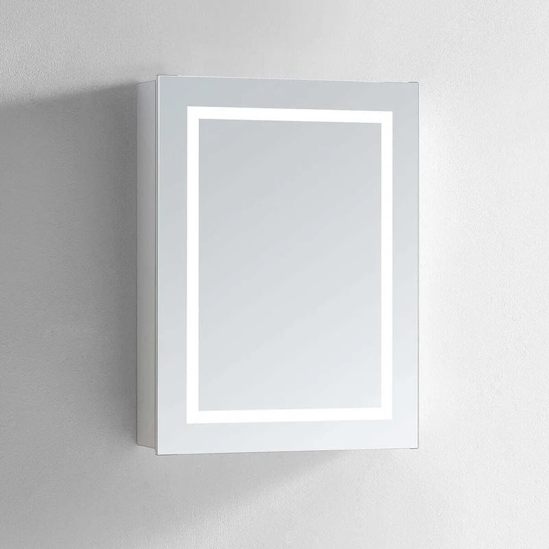 Europa Frameless LED Mirror, frameless rectangular wall mirror