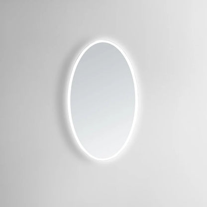 Modern Aurora Frameless LED Mirror, frameless round LED mirror, wall mounted with anti-fog