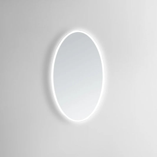Modern Aurora Frameless LED Mirror, frameless round LED mirror, wall mounted with anti-fog