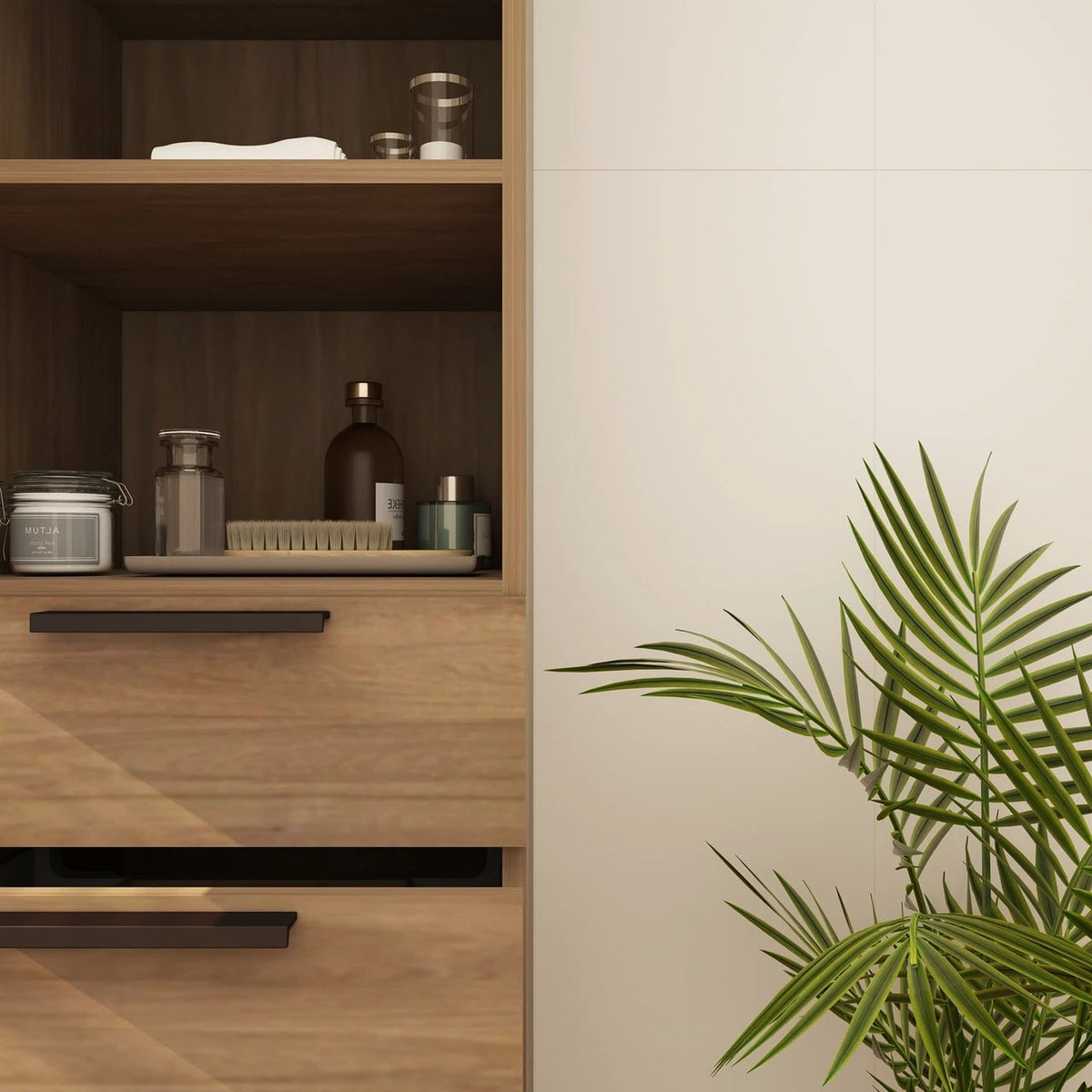 Carla 20 inch freestanding linen cabinet