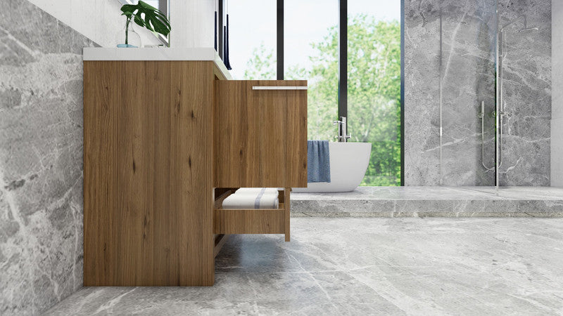 Dolce 36" Freestanding Bathroom Vanity with Reinforced Acrylic Integrated Sink Top